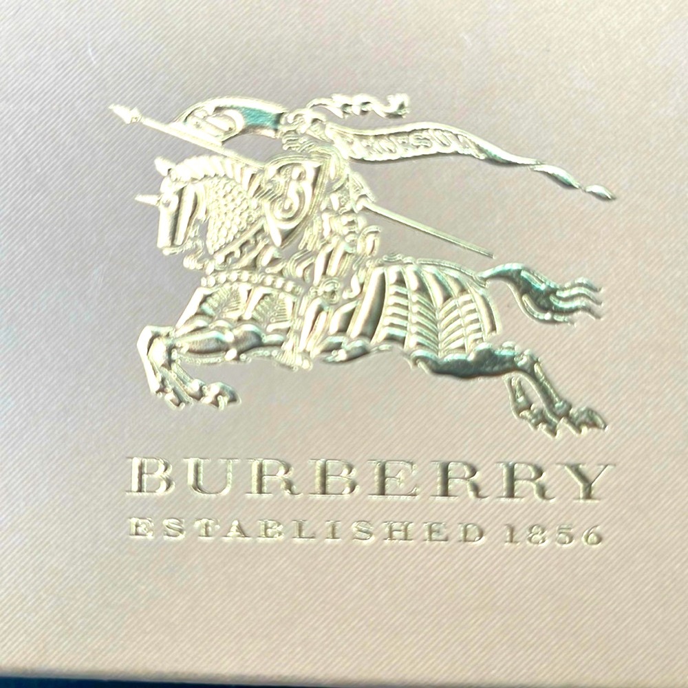 Burberry glasses sunglasses case with box. Gift. Luxury. Like new. Black gold